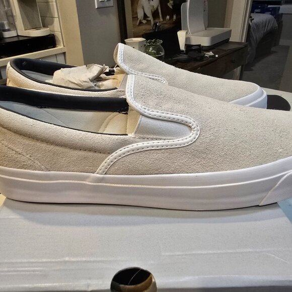 Converse CONS One Star CC Pro Slip-On White Black A11170C MENS SIZE 13 SKATE NEW - Picture 5 of 13